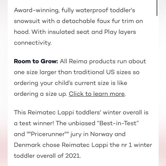 Waterproof Reimatec Snowsuit -
Lappi - Picture 10 of 13